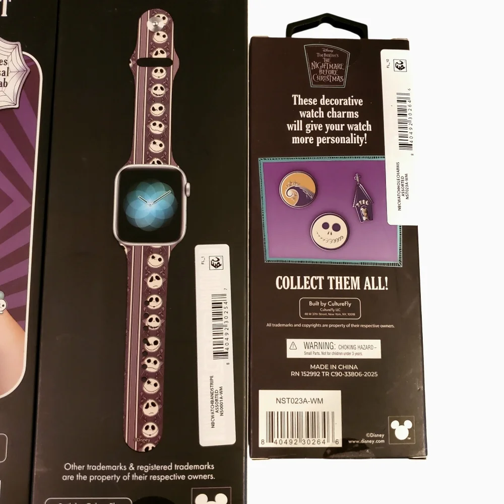Disney The Nightmare Before Christmas Apple Watch Band Set‎ 3 Piece Series 1-10